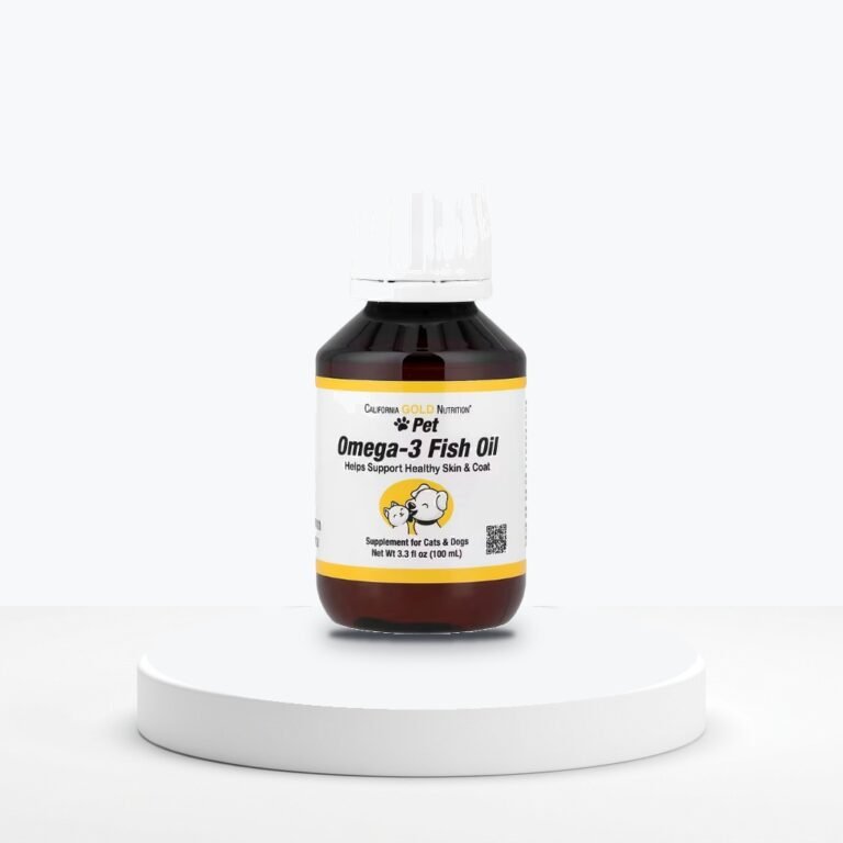 California Gold Nutrition Aceite de Pescado con Omega-3 Mascotas 100 ml