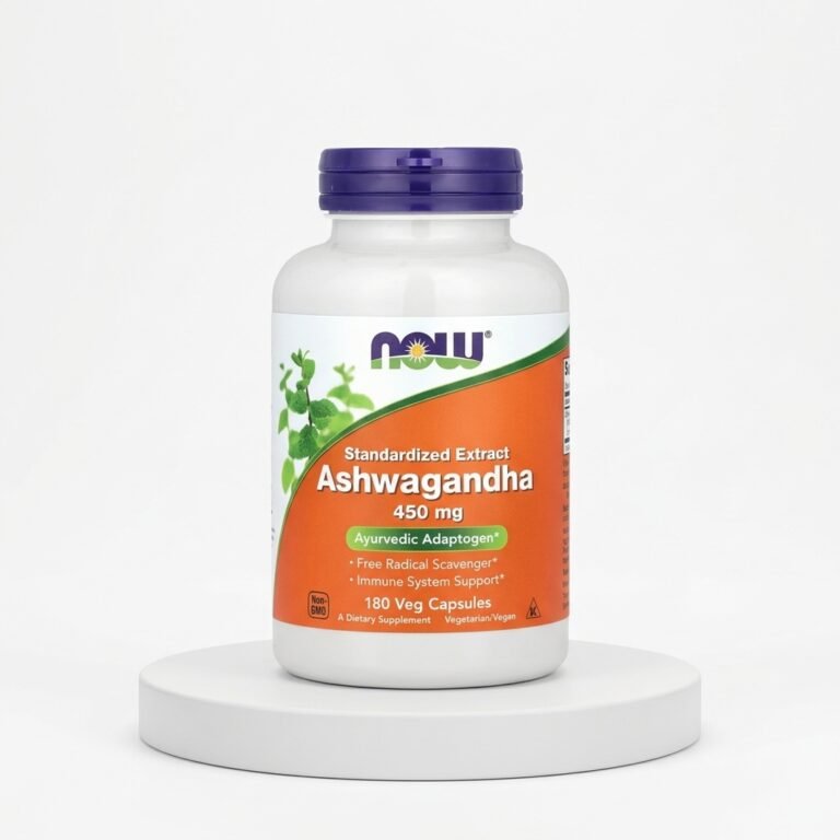 NOW Foods Extracto Estandarizado de Ashwagandha 450 mg 180 Cápsulas