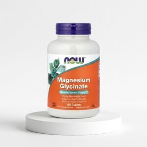 NOW Foods Glicinato de Magnesio 180 Comprimidos